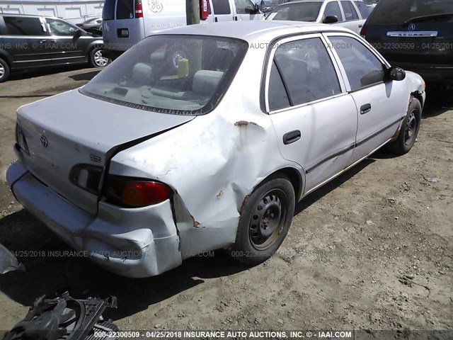 2T1BR18E7YC376779 - 2000 TOYOTA COROLLA VE/CE/LE GRAY photo 4