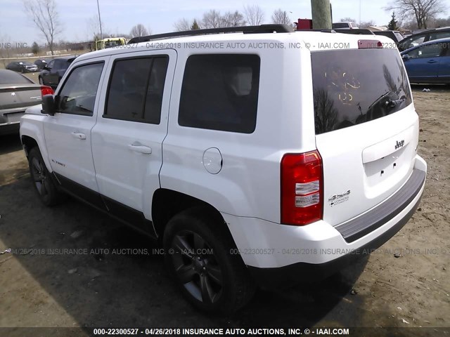 1C4NJRFB0FD208736 - 2015 JEEP PATRIOT LATITUDE WHITE photo 3