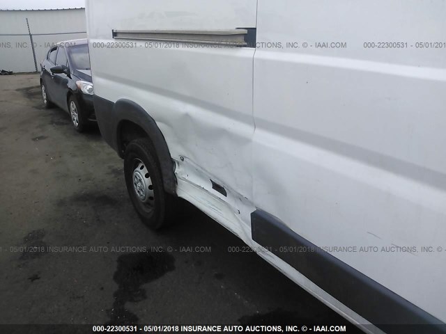 3C6TRVDG3FE506002 - 2015 RAM PROMASTER 2500 2500 HIGH WHITE photo 6