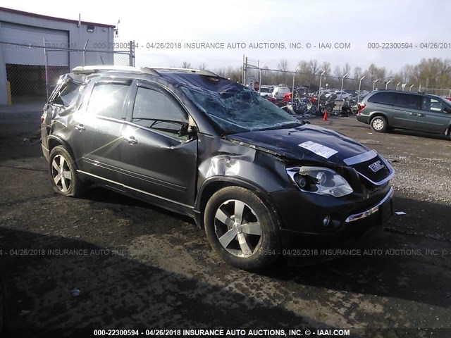 1GKKVRED5CJ364153 - 2012 GMC ACADIA SLT-1 Grau Foto 1