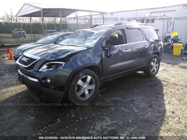 1GKKVRED5CJ364153 - 2012 GMC ACADIA SLT-1 Grau Foto 2