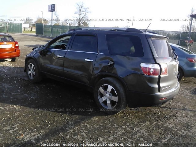 1GKKVRED5CJ364153 - 2012 GMC ACADIA SLT-1 Grau Foto 3