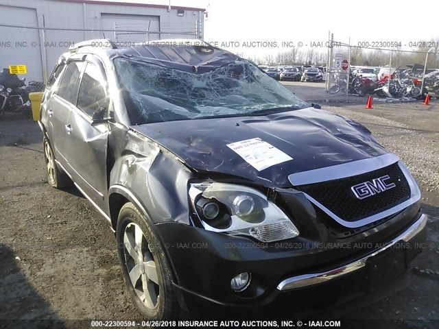 1GKKVRED5CJ364153 - 2012 GMC ACADIA SLT-1 GRAY photo 6