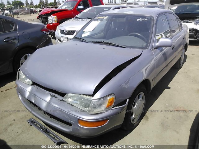 1NXBB02E1VZ523535 - 1997 TOYOTA COROLLA DX PURPLE photo 2