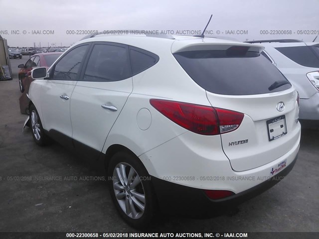KM8JU3AC0AU061437 - 2010 HYUNDAI TUCSON GLS/LIMITED 白色 照片 3