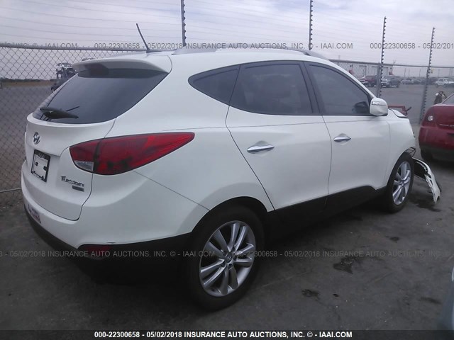 KM8JU3AC0AU061437 - 2010 HYUNDAI TUCSON GLS/LIMITED 白色 照片 4