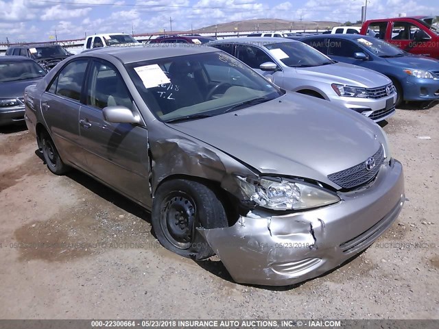 4T1BE32K63U750554 - 2003 TOYOTA CAMRY LE/XLE/SE SILVER photo 1