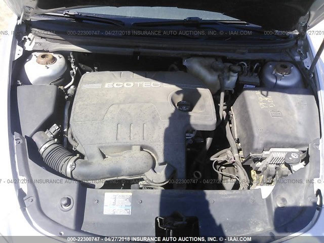 1G1ZH57B59F215283 - 2009 CHEVROLET MALIBU 1LT 银色 照片 10