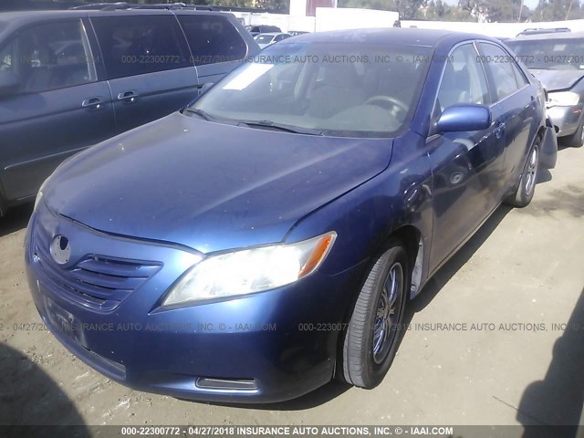 4T1BE46K87U103661 - 2007 TOYOTA CAMRY NEW GENERAT CE/LE/XLE/SE BLUE photo 2