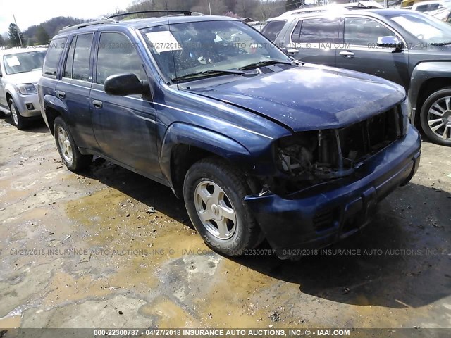 1GNDT13S022265804 - 2002 CHEVROLET TRAILBLAZER  BLUE photo 1