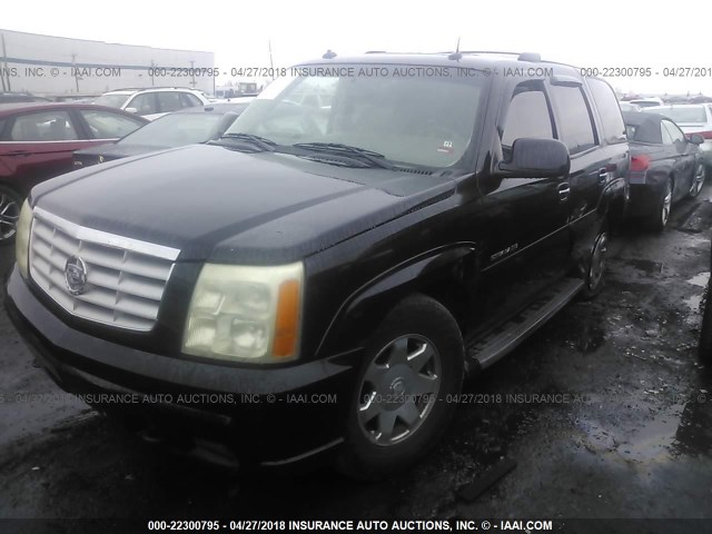 1GYEC63T93R274846 - 2003 CADILLAC ESCALADE LUXURY BLACK photo 2