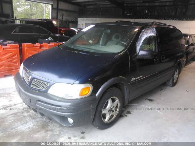 1GMDX13E92D251715 - 2002 PONTIAC MONTANA LUXURY Dark Blue photo 2