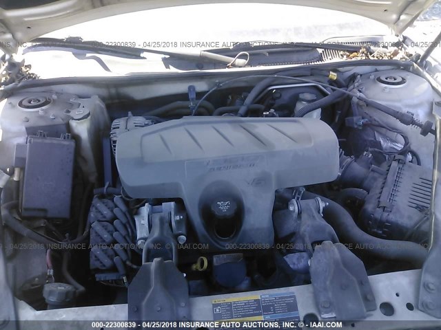 2G2WP552871175192 - 2007 PONTIAC GRAND PRIX ვერცხლისფერი ფოტო 10