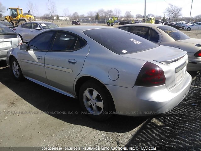 2G2WP552871175192 - 2007 PONTIAC GRAND PRIX ვერცხლისფერი ფოტო 3