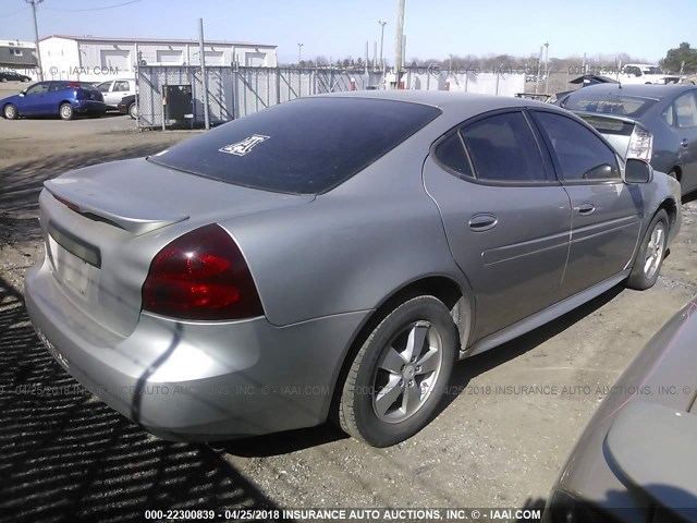 2G2WP552871175192 - 2007 PONTIAC GRAND PRIX ვერცხლისფერი ფოტო 4