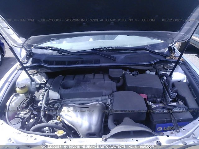 4T1BF3EK7BU768293 - 2011 TOYOTA CAMRY SE/LE/XLE Күміс фото 10