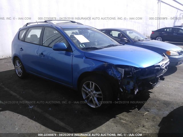 KMHDC8AE5BU097933 - 2011 HYUNDAI ELANTRA TOURING GLS/SE BLUE photo 1