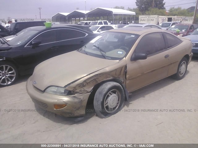 1G1JC1243X7310249 - 1999 CHEVROLET CAVALIER RS GOLD photo 2