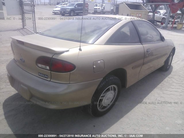 1G1JC1243X7310249 - 1999 CHEVROLET CAVALIER RS GOLD photo 4