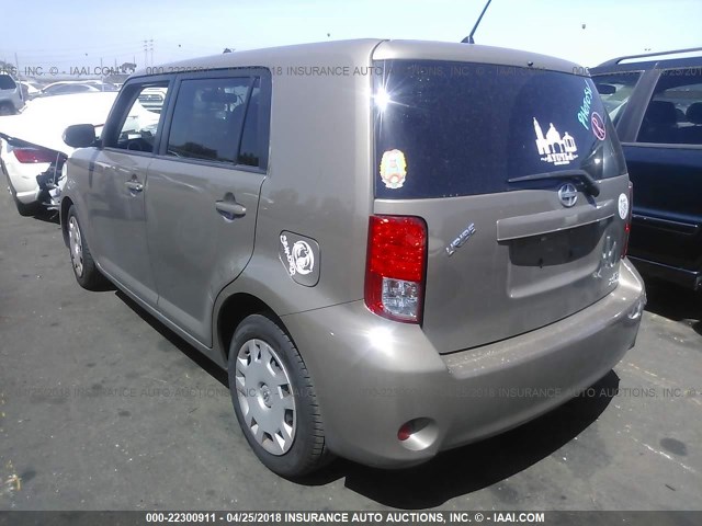 JTLZE4FE7B1120186 - 2011 TOYOTA SCION XB BROWN photo 3