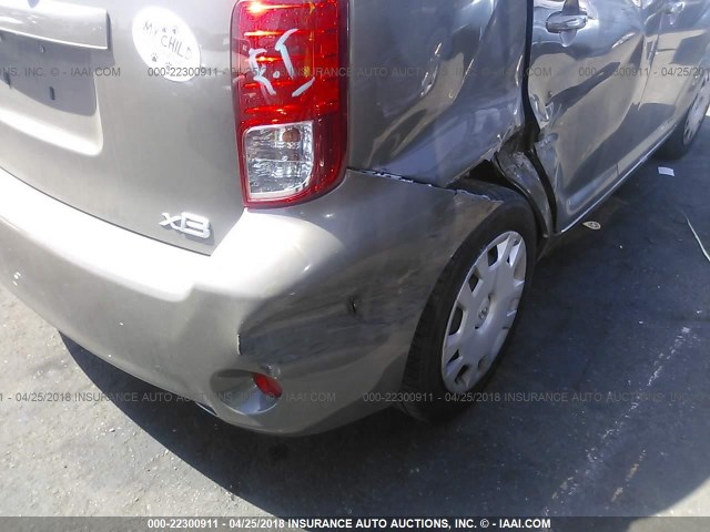 JTLZE4FE7B1120186 - 2011 TOYOTA SCION XB BROWN photo 6