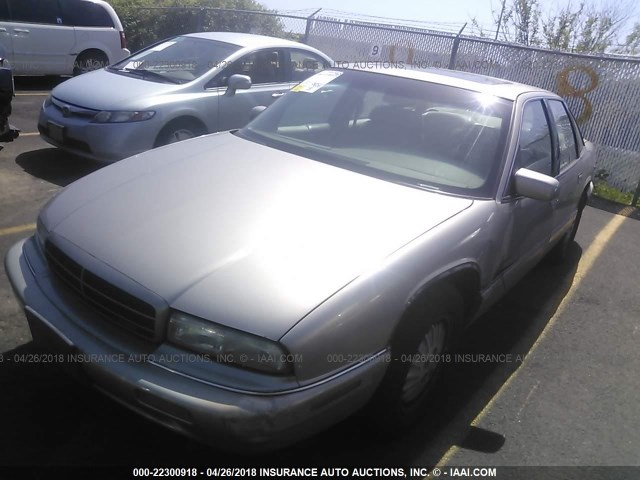 2G4WF52K4T1445012 - 1996 BUICK REGAL GRAN SPORT GOLD photo 2