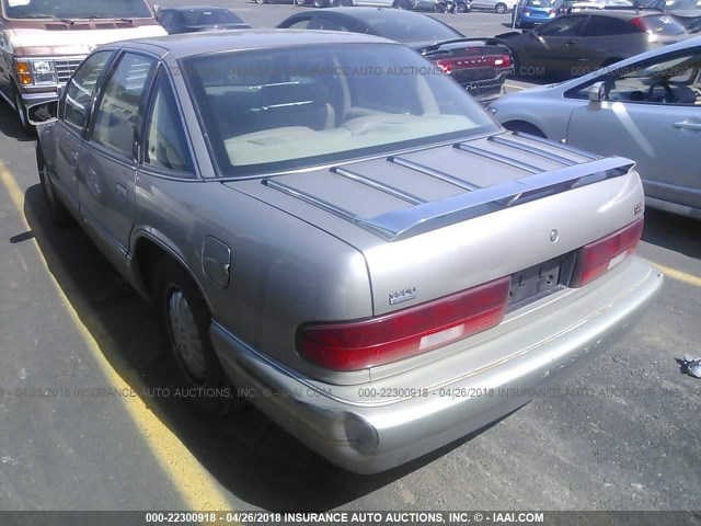 2G4WF52K4T1445012 - 1996 BUICK REGAL GRAN SPORT GOLD photo 3