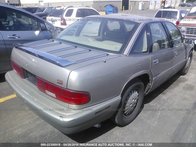 2G4WF52K4T1445012 - 1996 BUICK REGAL GRAN SPORT GOLD photo 4