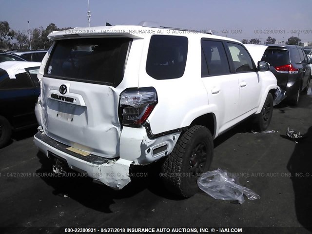 JTEBU5JR9F5271511 - 2015 TOYOTA 4RUNNER SR5/LIMITED/TRAIL/TRD PRO WHITE photo 4