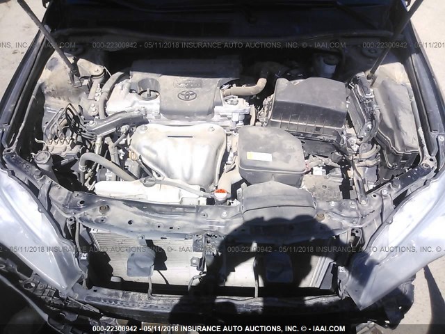 4T4BF1FK5GR573714 - 2016 TOYOTA CAMRY LE/XLE/SE/XSE BLACK photo 10