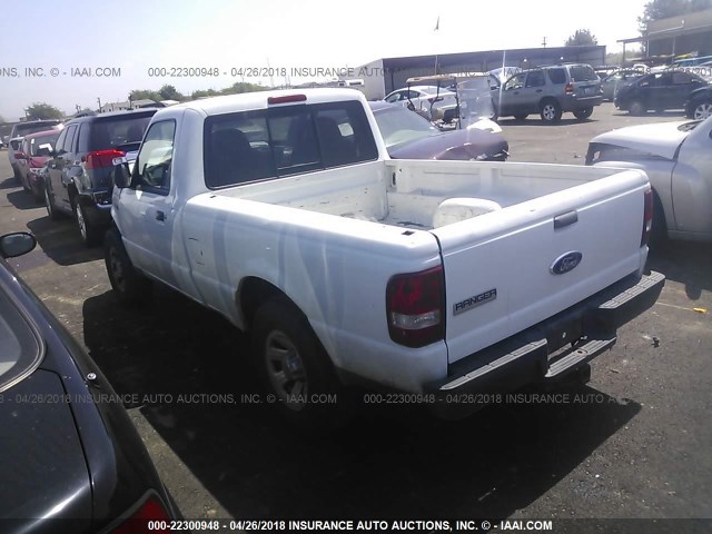 1FTYR10D88PA44994 - 2008 FORD RANGER WHITE photo 3