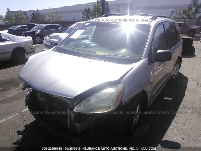 5TDZA23CX5S296199 - 2005 TOYOTA SIENNA CE/LE TAN photo 2