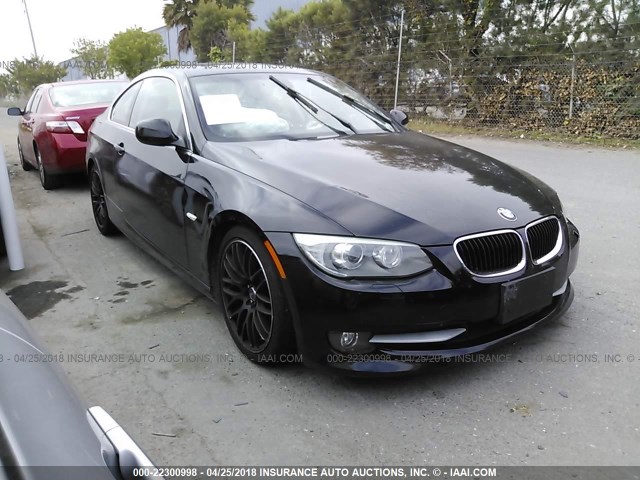 WBAKE5C58CJ106383 - 2012 BMW 328 I SULEV BLACK photo 1