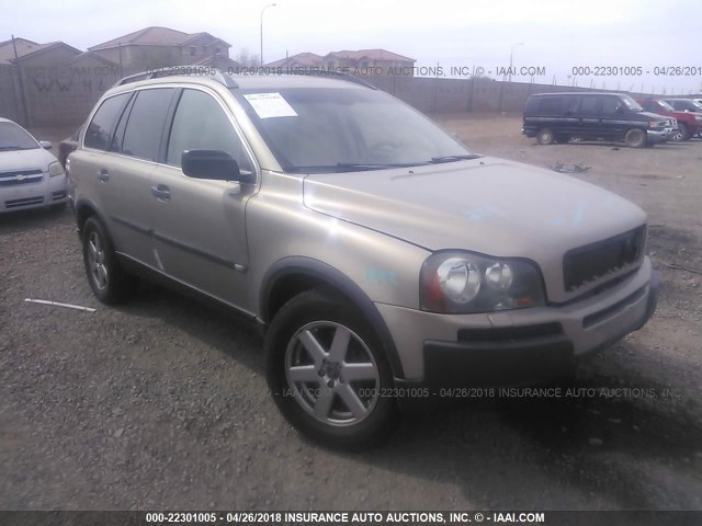YV1CZ592X51214459 - 2005 VOLVO XC90 GOLD photo 1