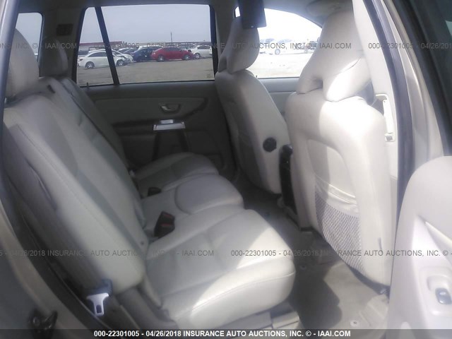 YV1CZ592X51214459 - 2005 VOLVO XC90 GOLD photo 8