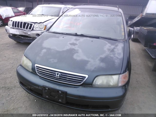 JHMRA1861VC014156 - 1997 HONDA ODYSSEY LX GREEN photo 6