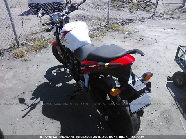 MLHPC4510F5200092 - 2015 HONDA CB500 F RED photo 3