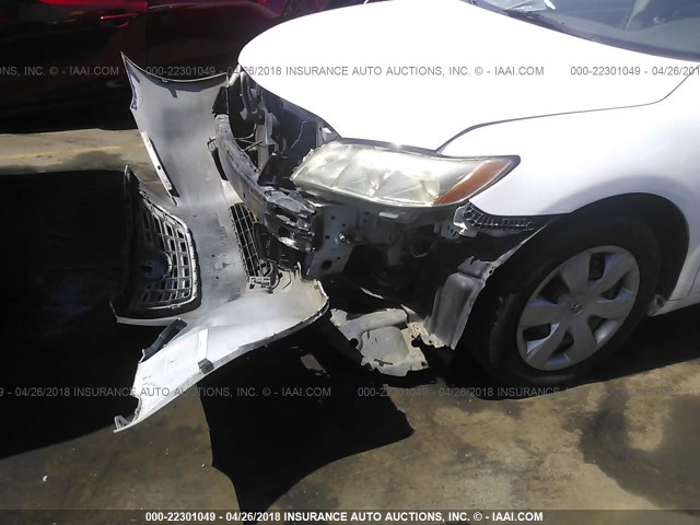 4T1BE46K47U547779 - 2007 TOYOTA CAMRY NEW GENERAT CE/LE/XLE/SE WHITE photo 6