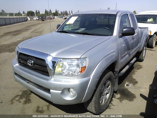 5TEUU42N97Z424101 - 2007 TOYOTA TACOMA ACCESS CAB Күміс фото 2