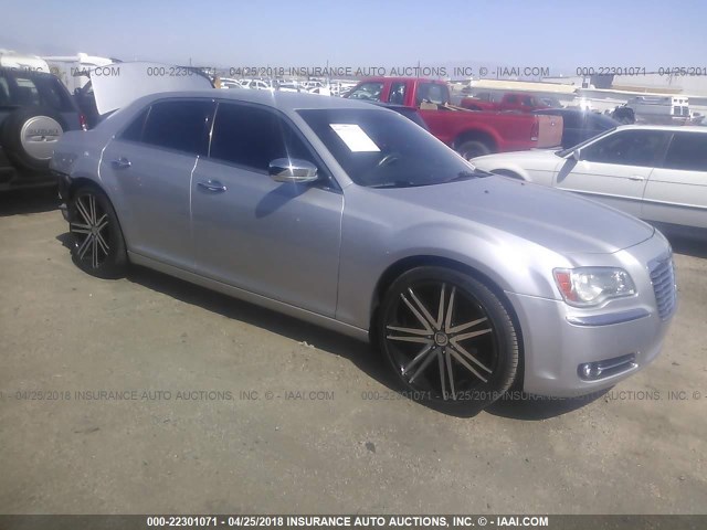 2C3CCACG1CH277537 - 2012 CHRYSLER 300 LIMITED SILVER photo 1