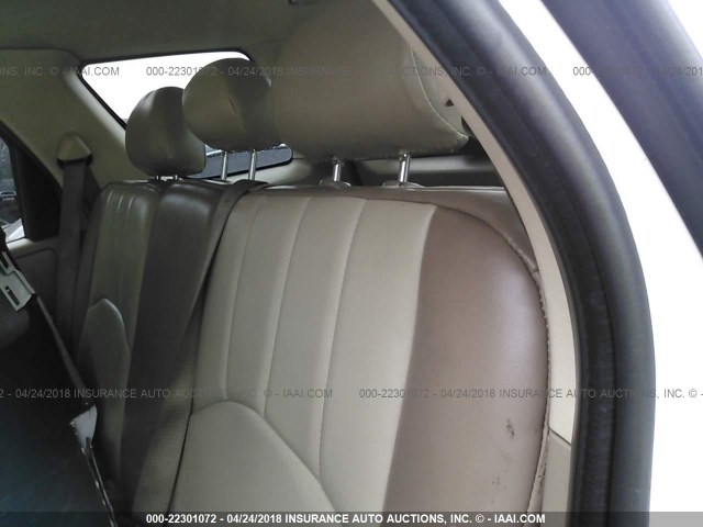 4M2YU81147KJ09387 - 2007 MERCURY MARINER LUXURY WHITE photo 8