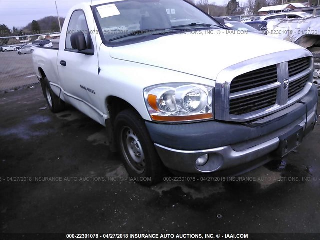 1D7HA16K96J141821 - 2006 DODGE RAM 1500 ST WHITE photo 1