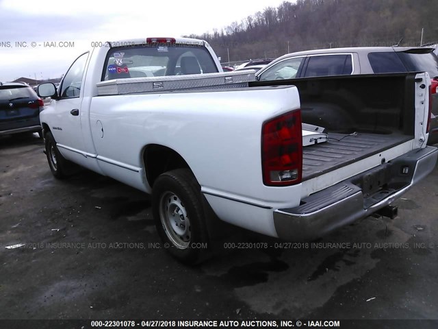 1D7HA16K96J141821 - 2006 DODGE RAM 1500 ST WHITE photo 3