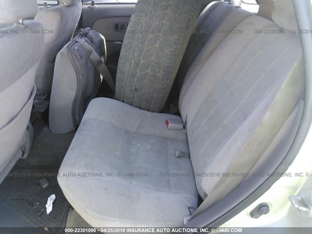 JT3GN86R710201291 - 2001 TOYOTA 4RUNNER SR5 SILVER photo 8