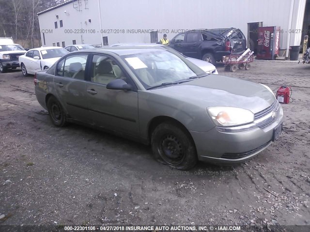 1G1ZS52F15F218462 - 2005 CHEVROLET MALIBU GREEN photo 1