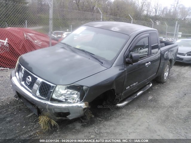 1N6BA06B36N505523 - 2006 NISSAN TITAN XE/SE/LE GRAY photo 6