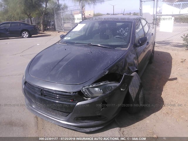 1C3CDFBB4FD212649 - 2015 DODGE DART SXT BLACK photo 2