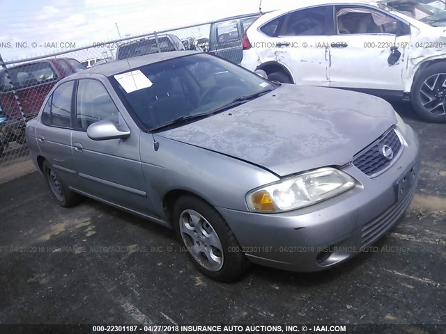 3N1CB51D83L710120 - 2003 NISSAN SENTRA XE/GXE GRAY photo 1