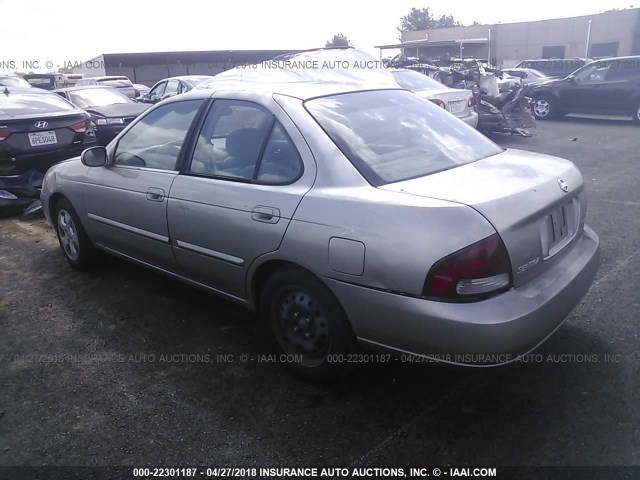 3N1CB51D83L710120 - 2003 NISSAN SENTRA XE/GXE GRAY photo 3