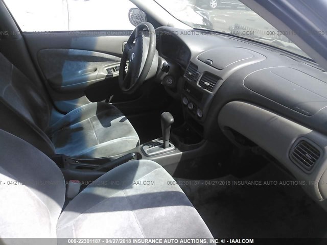 3N1CB51D83L710120 - 2003 NISSAN SENTRA XE/GXE GRAY photo 5